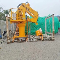 Grue de pont hydraulique à flèche articulée personnalisable avec une capacité de levage élevée