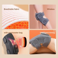 Neueste wiederauf ladbare elektrische tragbare beheizte Knie massage gerät 9 Modi 45-55 Wärme Schulter Ellenbogen Abdeckung Vibrations kompression