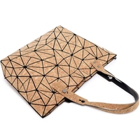 Sac fourre-tout à fermeture éclair pour femme Sac en liège de grande capacité avec fermeture sécurisée pour le travail, les