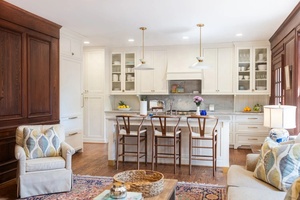 Armoires <span class=keywords><strong>de</strong></span> <span class=keywords><strong>cuisine</strong></span> en bois personnalisées Cavio, prix d'usine, portes vitrées, style Shaker, avec option éclairage <span class=keywords><strong>LED</strong></span> et îlot - Product Image 2