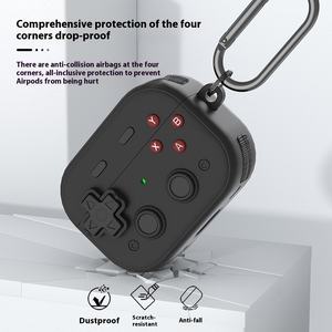 Funda protectora impermeable para <span class=keywords><strong>AirPods</strong></span> <span class=keywords><strong>Pro</strong></span> de <span class=keywords><strong>segunda</strong></span> generación para auriculares Bluetooth, funda protectora con hebilla para auriculares - Product Image 3