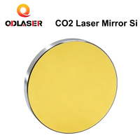 Miroir réfléchissant au laser CO2, lentille réflectrice en silicium plaqué or, diamètre 19 20 25 30 38,1 mm pour graveur et découpeur laser