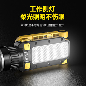 Lámpara de Camping LED, Lámpara de Trabajo con Imán, Plegable, Portátil, Recargable, Haz de Luz Potente para Exteriores - Product Image 2