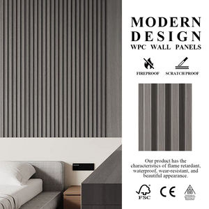 Panneaux muraux en bambou WPC ignifuges et imperméables avec <span class=keywords><strong>isolation</strong></span> acoustique pour chambre à coucher et salon - Product Image 1