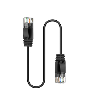 สายแพทช์อีเธอร์เน็ต Cat6A UTP แบบบางพิเศษจากโรงงาน OEM ขนาด 32AWG ทองแดงเปลือย RJ45 สายแลนเน็ตเวิร์ก ความยาวตามสั่ง ปลอกหุ้ม PVC - Product Image 1