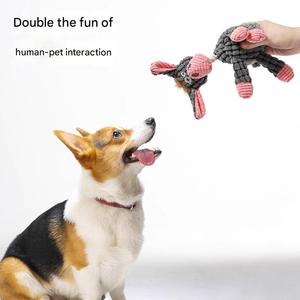 Jouets pour chiens populaires, écologiques, en forme d'âne, en peluche, avec un son, motif de dessin animé, pour une utilisation en intérieur - Product Image 3