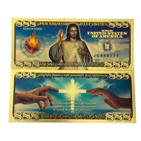 Uang Kertas Yesus 7 Model Amerika 2026 Berlapis Emas 24K untuk Hadiah
