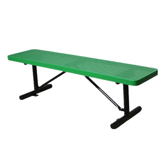 Уличное оборудование для игровых площадок для собак, металлическая скамейка для собачьего парка, перфорированная стальная скамейка для сидений, уличное садовое сиденье для патио