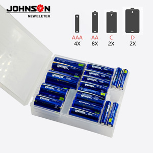 16 conteggi Super valore batteria alcalina per giocattoli telecomandi elettrodomestici elettronica di consumo-include 8 AA 4 <span class=keywords><strong>AAA</strong></span> <span class=keywords><strong>2</strong></span> C - Product Image 1