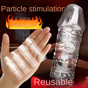 Herren Silikon Penisvergrößerungs-Set für Paare - 4 Tier-Designs Stimulierendes Erwachsenen-Sexspielzeug - Product Image 3