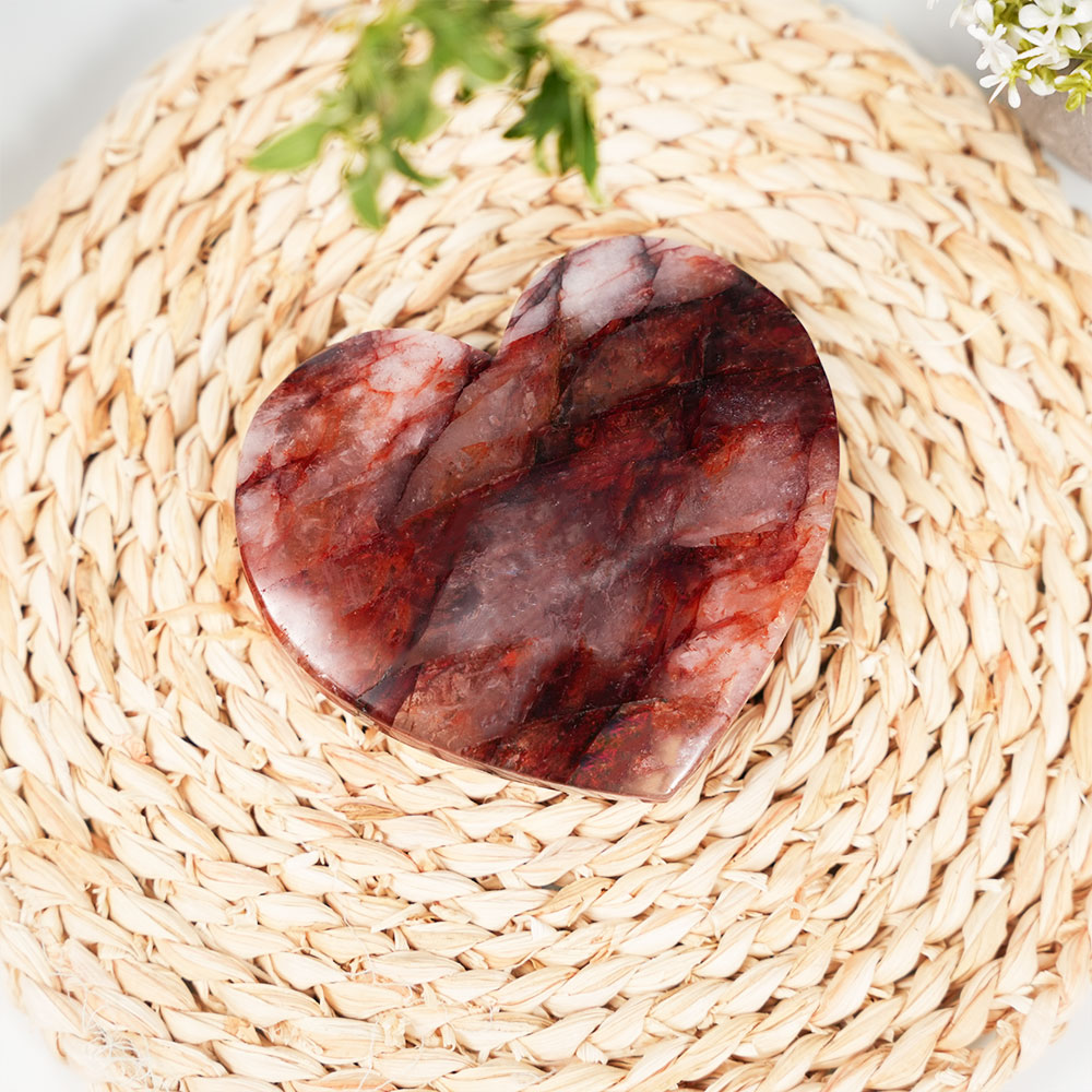 Fire Quartz Heart