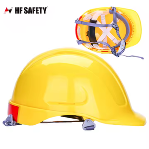 Casco de seguridad ligero de HDPE estándar americano personalizado casco de seguridad ajustable - Product Image 1