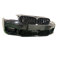 Conjunto Completo de Parachoques Delantero para BMW M5 F90 2018-2023 LHD, Parachoques Delantero Estilo M Original con Rejillas y Faros Antiniebla, Juego Completo