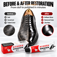 Crème à cirer les chaussures Jinyang, stable aux hautes températures, 30g, emballage en boîte, formule facile à nettoyer pour l'entretien des chaussures