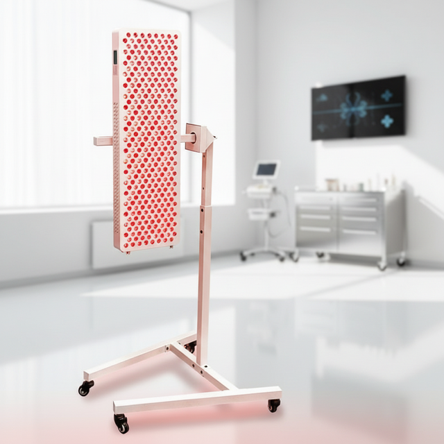 REDSKY Customized Standing Infrared LED Red Light Therapy Panel with Heating for Home Use 480-1060nm Wavelengths