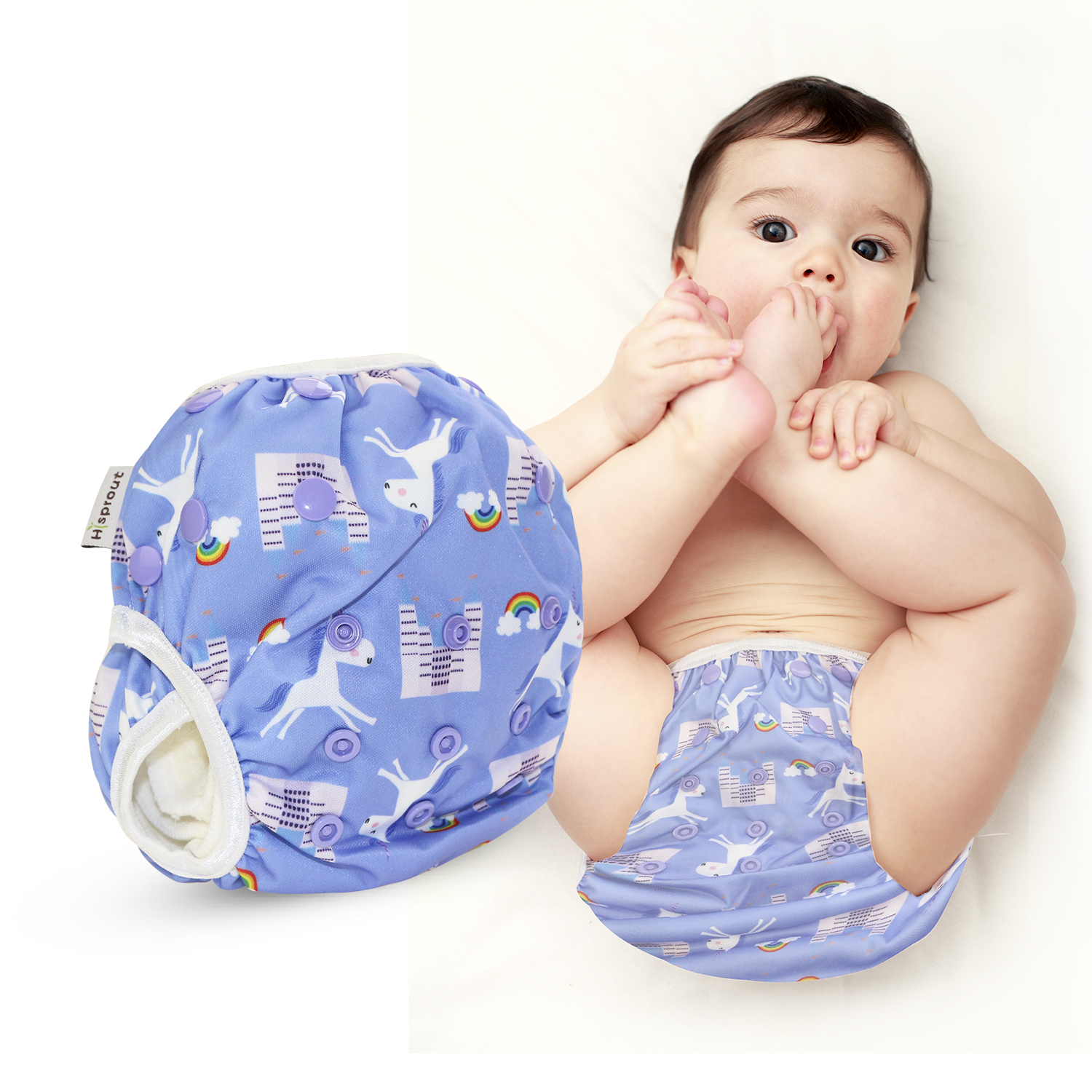 Детские Водонепроницаемые Многоразовые подгузники для плавания, Многоразовые водонепроницаемые брюки