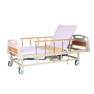 Cama de enfermería manual curvada Ji Sheng Pn-M12 para el cuidado en el hogar de personas mayores con función de elevación y giro del respaldo - Product Image 2