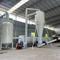 Séchoir rotatif monocouche direct usine pour biomasse et sciure de bois, ligne complète de production de granulés de bois