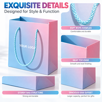 Sac en papier personnalisé pour anniversaire, sacs de fête pour enfants, pour filles et garçons, Bolsas De Regalo Cumpleanos Ambalaj Kagidi Sevimli