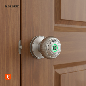 Kasman nguồn giá thông minh Knob khóa cửa Tiếng Anh an ninh Pin IP65 số tuya kỹ thuật số khóa thông minh cho cửa - Product Image 1