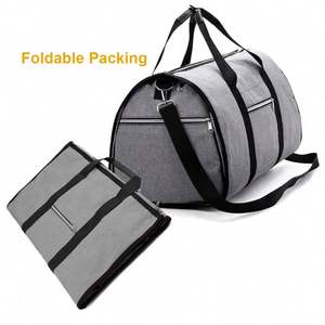 Sac de voyage 2 en 1 personnalisé avec logo, sac de sport, sac de voyage pliable, sac de voyage convertible, sac à vêtements - Product Image 4