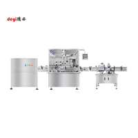 Machine de remplissage automatique de savon liquide de 30ml pour bouteilles en verre Petit moteur électrique PLC pour lait huile produits chimiques boissons alimentaires
