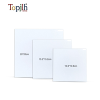 Carreaux de céramique personnalisables par sublimation Topjlh en gros pour cadeaux d'entreprise, décoration de bureau et entreprises à grande échelle