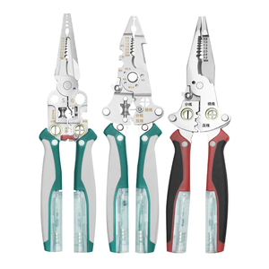 <span class=keywords><strong>Pince</strong></span> multifonction isolée pour électricien en acier au chrome-vanadium, dénudeur et sertisseur de fils DIY pour cuivre/acier - Product Image 3
