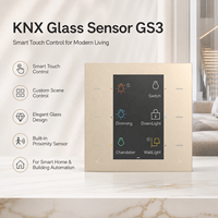 Panneau tactile intelligent KNX pour toute la maison, capteur de proximité, capteur de température et d'humidité, contrôle de scène IA multi-appareils pour la maison