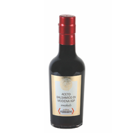 Bouteilles italiennes en verre de haute qualité de 250ml vinaigre balsamique de Modène vieilli IGP vinaigrette liquide pour salades, viandes et fromages