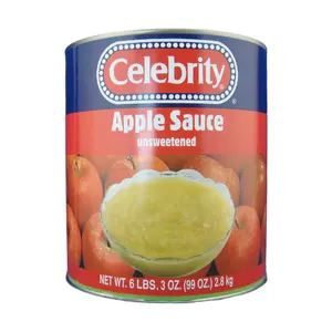 Custom 425ml/850ml/2650ml Canned Pie Packet Apple Sauce