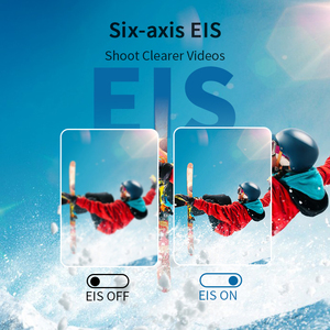 Caméra d'action Ultra HD 4K avec enregistrement en boucle 60 ips, Wi-Fi et étanchéité 30 m, stabilisation EIS anti-tremblement, carte SD, caméra de sport - Product Image 4