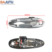 Poignée de porte extérieure avant gauche chromée pour Toyota OE:69220-60061
