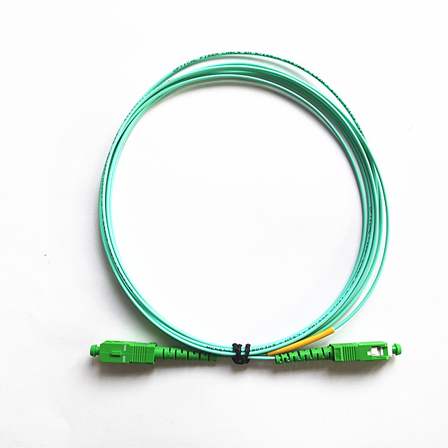 G652D Fiber Optic Patch Cord 3mm PVC SC To SC High Temperature Stability