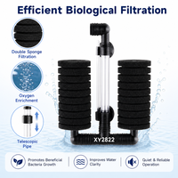 Nouveau filtre d'aquarium mini à double tête en éponge Friend XY2830/2831/2822, système pneumatique, coton filtrant mécanique/biologique