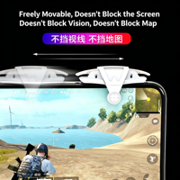 Déclencheur de jeu Znh M9 pour mobile compatible iOS/Android, contrôleur de jeu mobile sensible pour tirer et viser