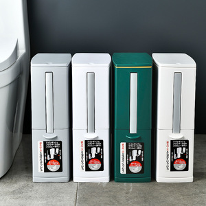 <span class=keywords><strong>3</strong></span>-trong-<span class=keywords><strong>1</strong></span> phụ kiện phòng tắm thiết lập đa chức năng Nhựa thùng rác có thể nắp nhà vệ sinh bàn chải chủ Túi Rác Mô hộp đứng - Product Image 3