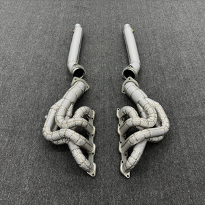 Высокопроизводительные выпускные коллекторы для Ferrari F430 4.3L 2005-2009 годов |   Нержавеющая сталь 304 с теплозащитным экраном |   Высокопроизводительный выпускной коллектор - Product Image 5