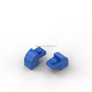 6091 Pente Courbe 2 X 1 X 1 1/3 avec goujon encastré Pièces de blocs de construction pour la construction DIY, les modèles créatifs et les projets MOC - Product Image 3
