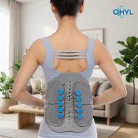 Ceinture de soutien lombaire à double traction de qualité médicale pour la rééducation postopératoire, attelle dorsale réglable et durable