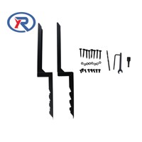 Kit de Reparación de Postes de Metal con Recubrimiento en Polvo a Precio Económico para Soporte de Madera y Enrejados, Uso en Exteriores