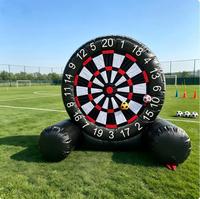 Jeu de fléchettes gonflables géantes Carnival pour enfants et adultes, idéal pour les événements et la location de matériel de fête