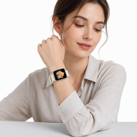   Smartwatch 1,69 Zoll TFT Quadratischer Bildschirm Herzfrequenz Schlaf Blutsauerstoff Blutdruck-Monitor IP67 Wasserdicht