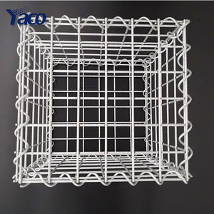 Galfan חוט ZnAl חוט מגולוון מרותך 1x0.5x0.5m <span class=keywords><strong>gabion</strong></span> חוט רשת תיבת אבן סל קירות תומכים רוק כלובי גינון - Product Image 2