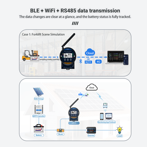 Testeur de batterie solaire numérique BW-MR23 WIFI 4G BT avec indicateur de capacité de la batterie, testeur de charge de la batterie, moniteur, indicateur, <span class=keywords><strong>module</strong></span> d'échantillonnage - Product Image 3
