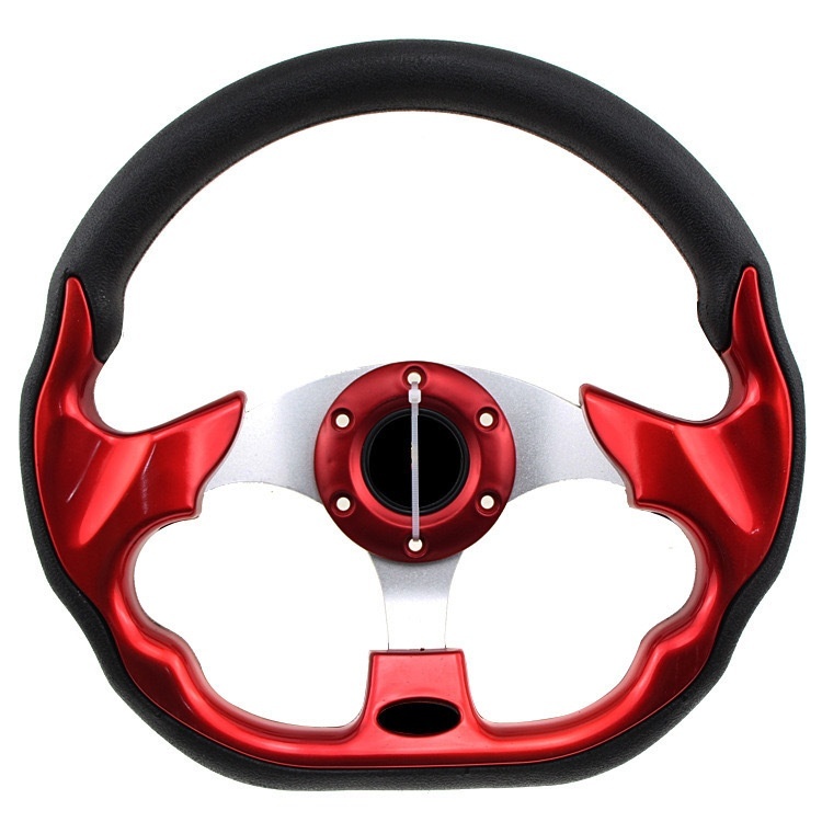 Car Racing Style PU Steering Wheel