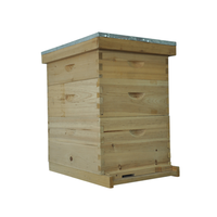 Imkerei Holz-Bienenstock 8 und 10 Rahmen Komplett Tannenholz Langstroth Bienenstockbox