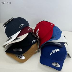 Unisex 3D ปักโลโก้6แผงหมวก Snapback ผ้าทอลายทแยงด้วยคุณสมบัติทั่วไปวิธีการพิมพ์ที่หลากหลาย - Product Image 2