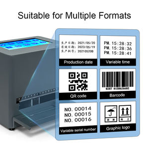Codeur jet d'<span class=keywords><strong>encre</strong></span> TIJ DMX <span class=keywords><strong>de</strong></span> bureau à séchage rapide pour numéros <span class=keywords><strong>de</strong></span> lot et dates d'expiration - Product Image 6