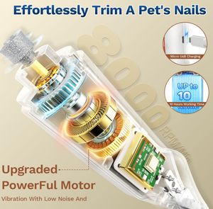 Cortauñas y Lima Eléctrica 2 <span class=keywords><strong>en</strong></span> 1 <span class=keywords><strong>para</strong></span> Perros y Gatos con Luz, Protector de Seguridad Mejorado <span class=keywords><strong>para</strong></span> Evitar Cortes Excesivos, Cuchilla Afilada, Venta al por Mayor Directa de Fábrica - Product Image 4